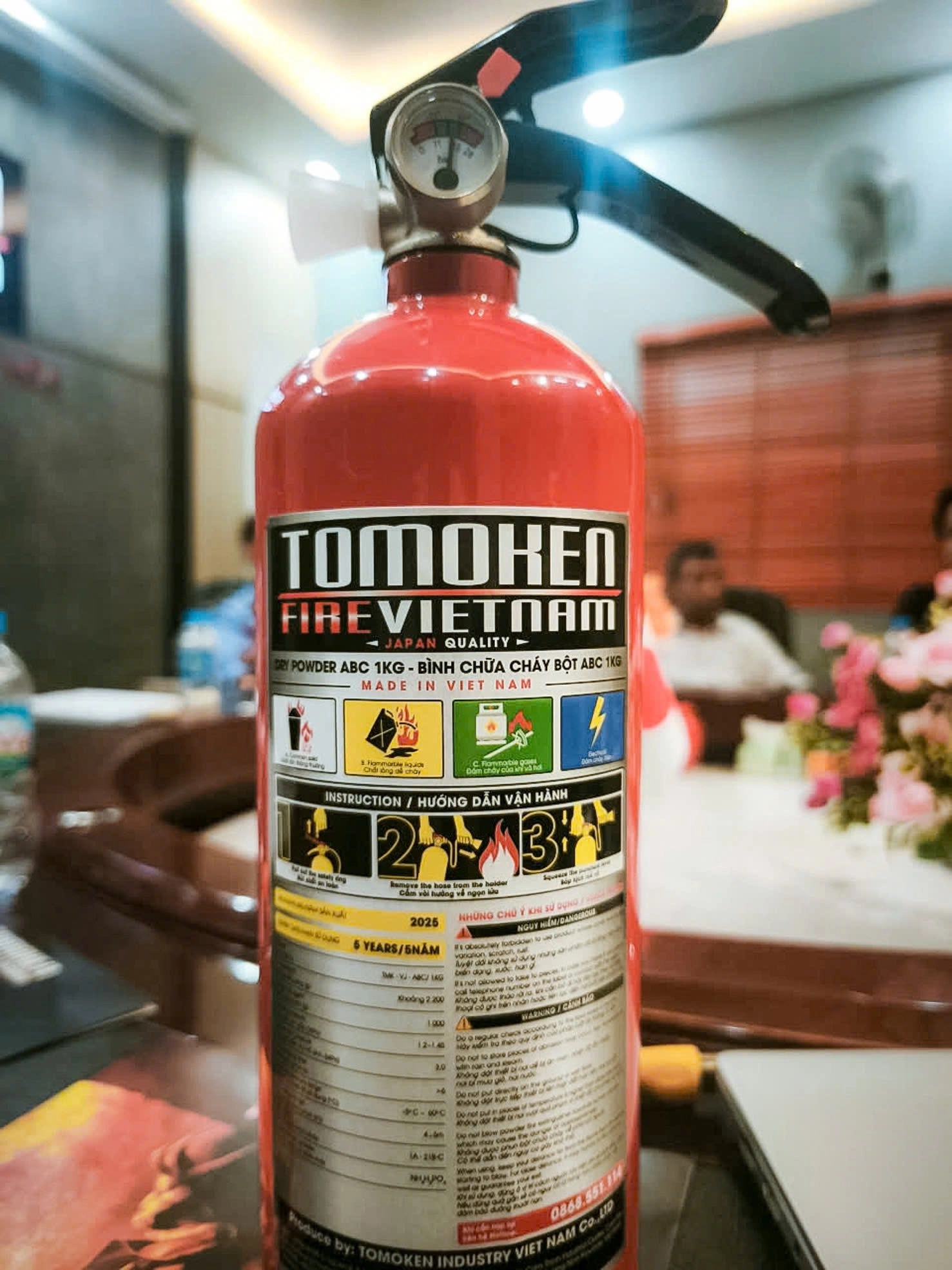 bình chữa cháy giả